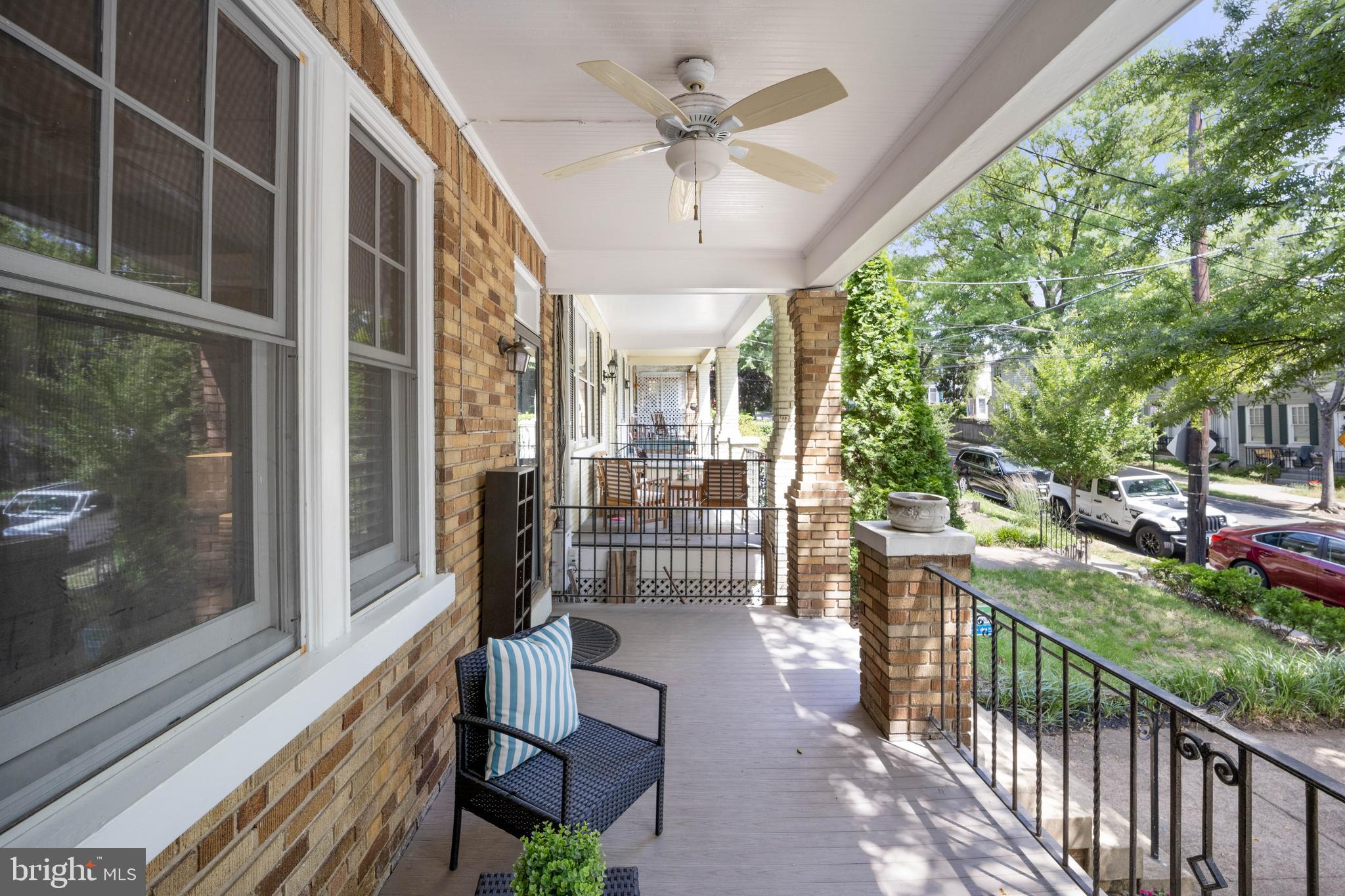 2220 Tunlaw Road Northwest Washington, DC 20007 - Photo 3 of 50 Welcoming Front Porch