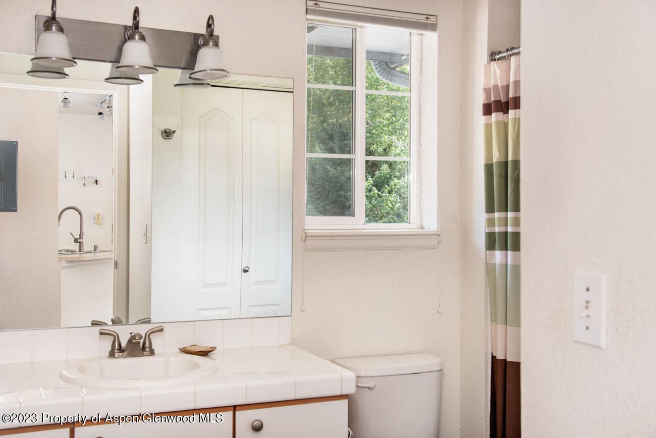 2208 Elk Lane Basalt, CO 81621 - Photo 11 of 20 a bathroom with a sink vanity and a mirror