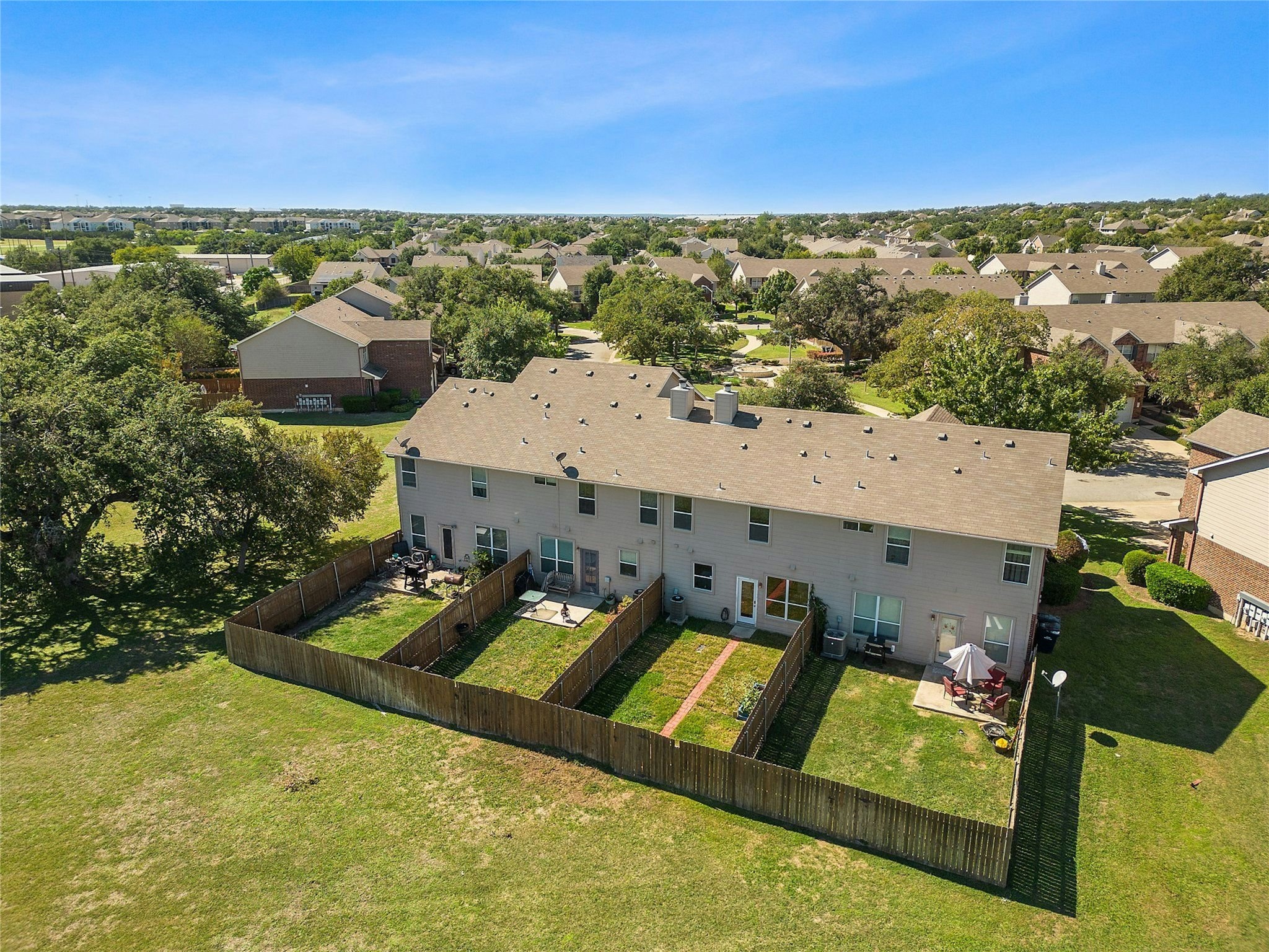 44 Verde Ranch Loop Leander, TX 78641 - Photo 23 of 24 aerial view of a house with a yard