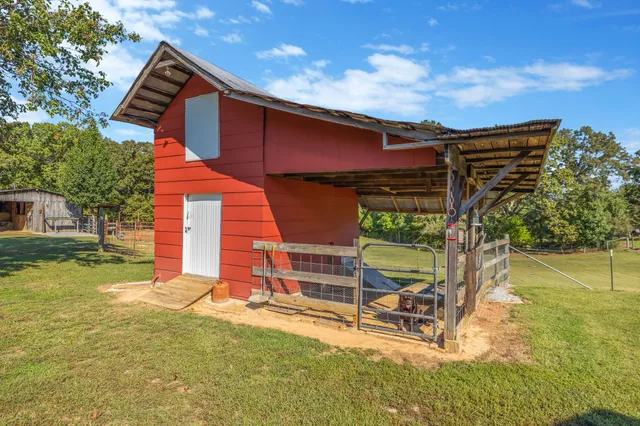 a view of a lake with outdoor space