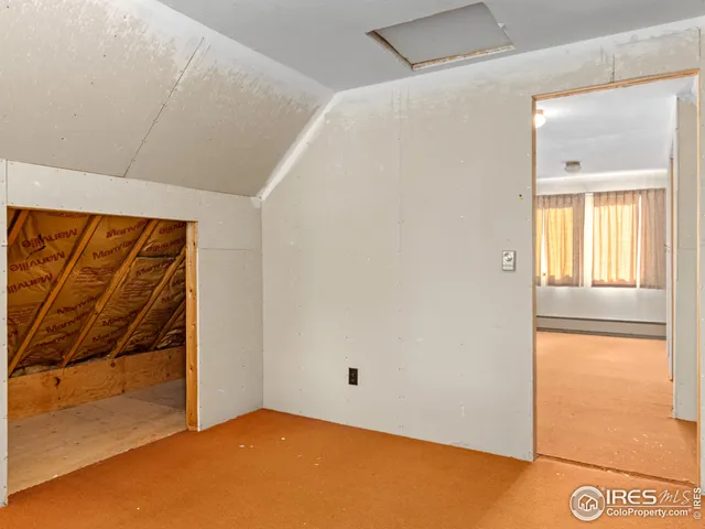 a view of an empty room