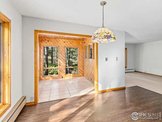 a very nice looking room with a large window