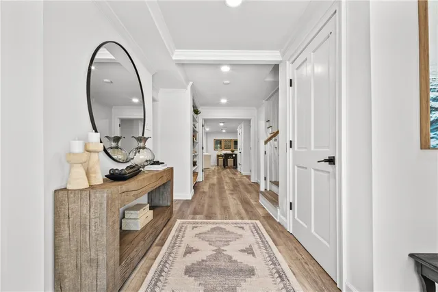 a view of entryway and hall