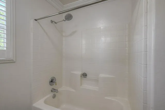 a close up of a bathtub