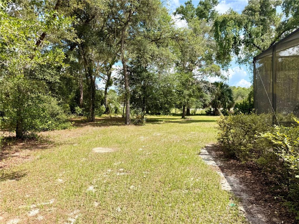 13110 Bamboo Street Spring Hill, FL 34609 - Photo 45 of 56 a view of outdoor space with garden