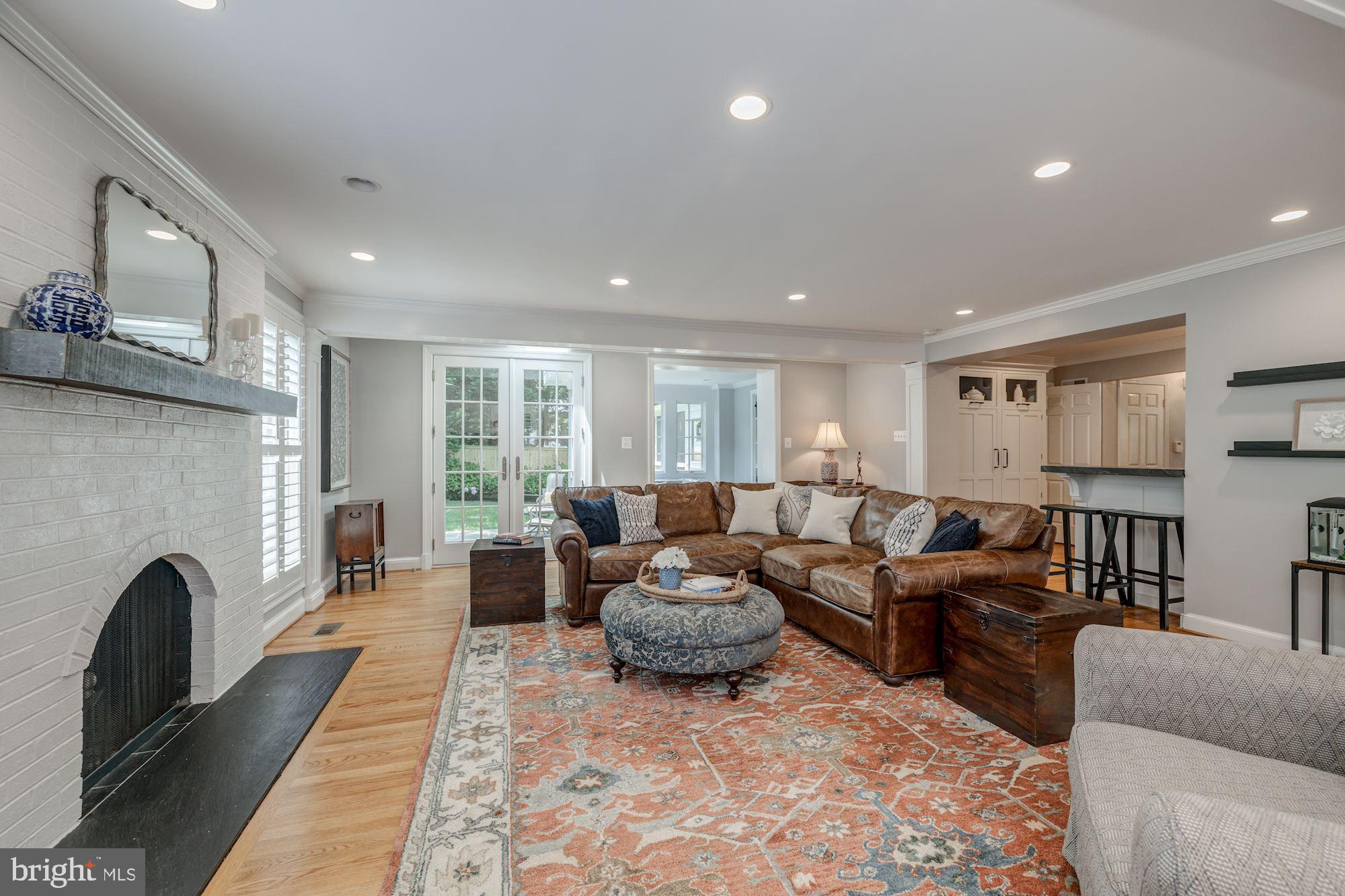 4912 Baltan Road Bethesda, MD 20816 - Photo 14 of 36 Family room allows terrace/garden access