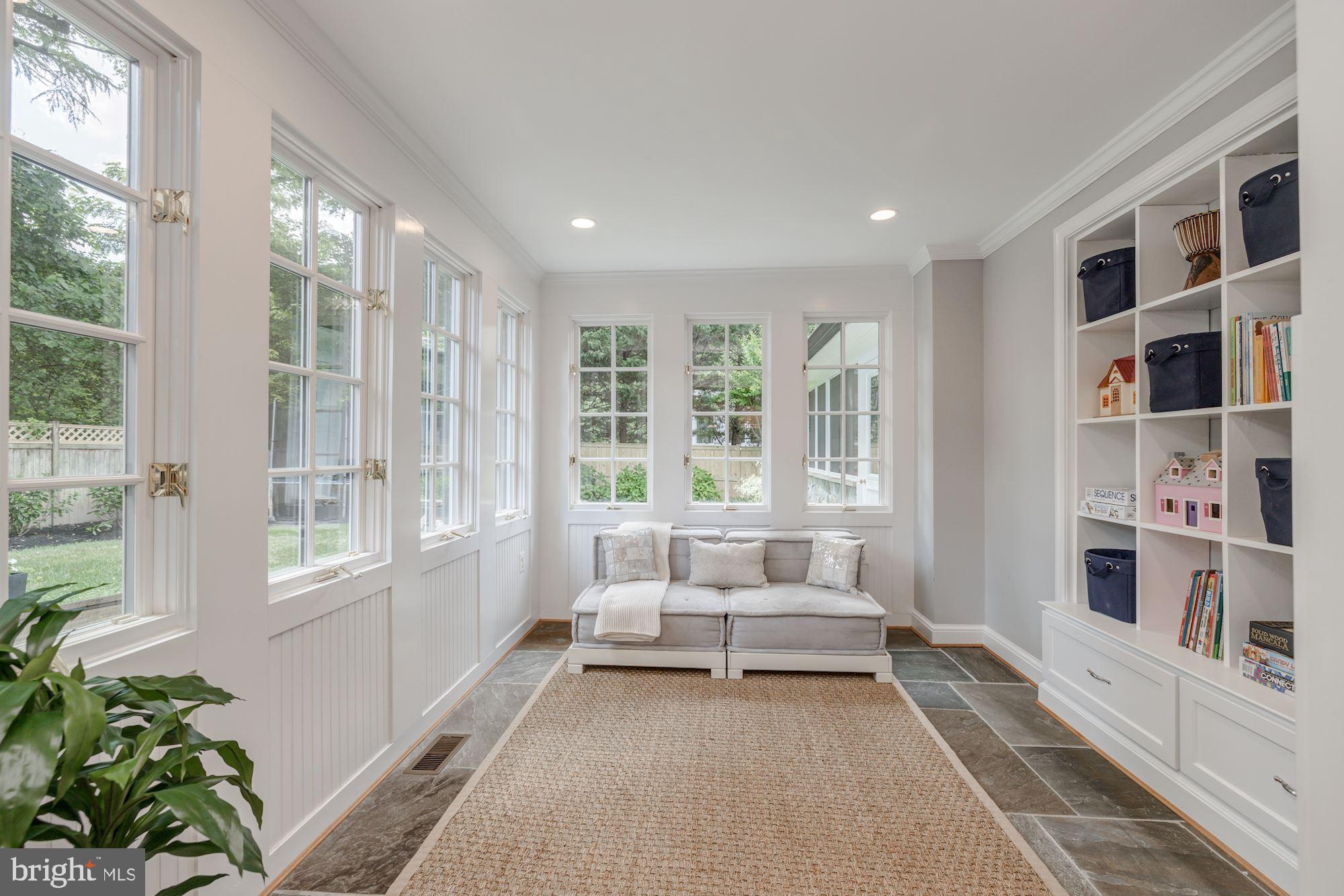 4912 Baltan Road Bethesda, MD 20816 - Photo 15 of 36 Sunroom bonus room with garden access