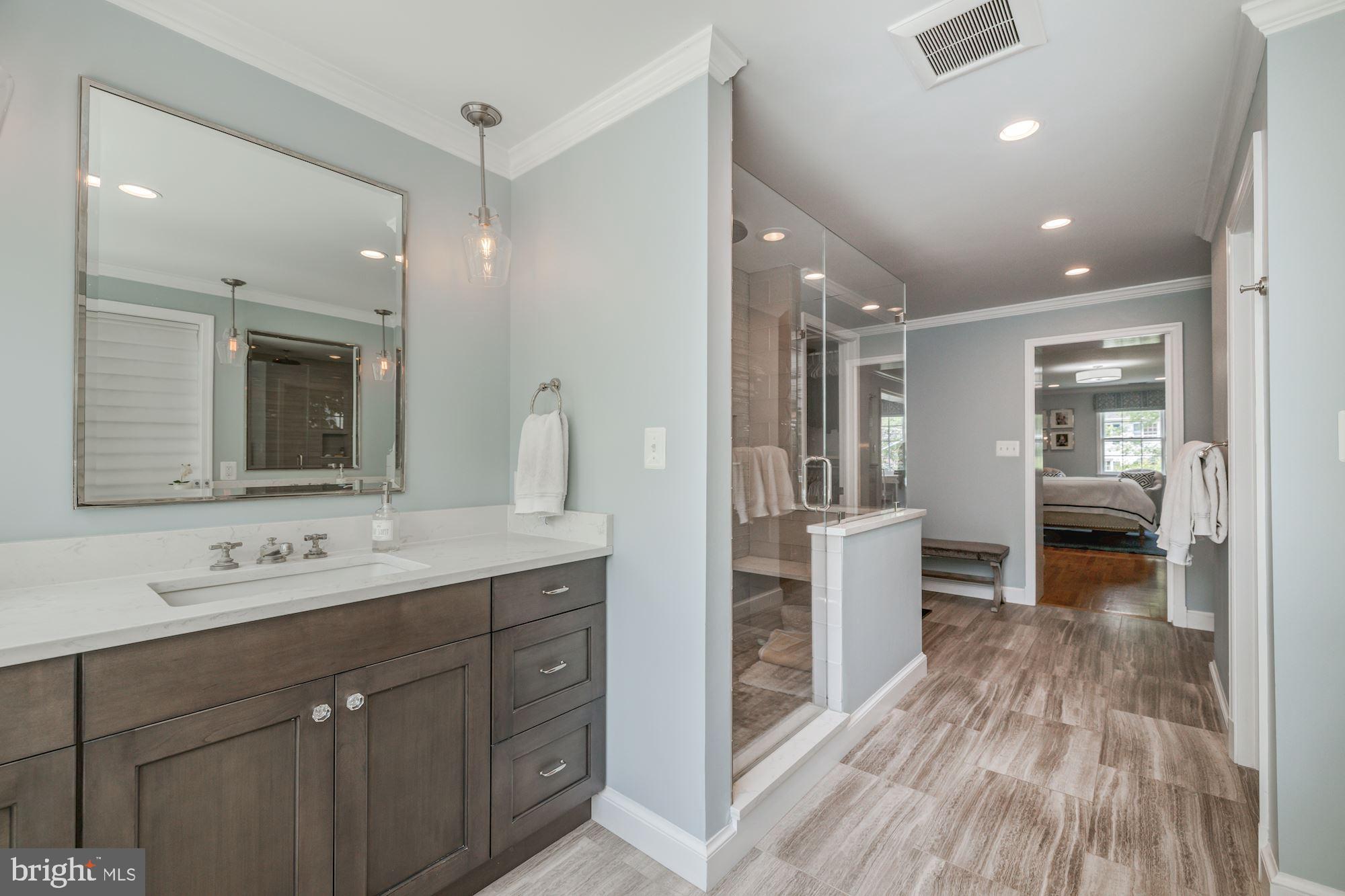 4912 Baltan Road Bethesda, MD 20816 - Photo 20 of 36 Double vanities in this renovated bathroom
