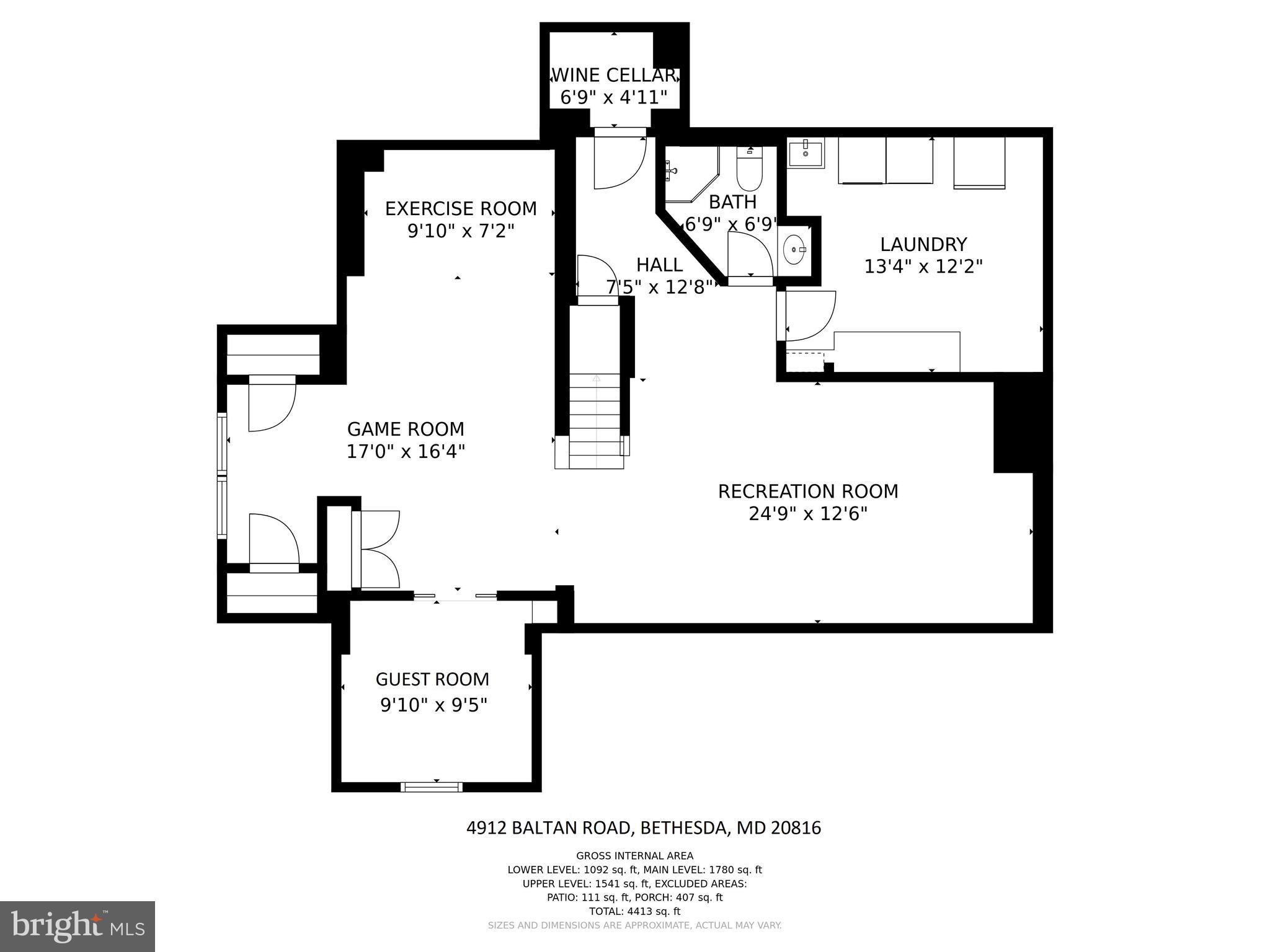4912 Baltan Road Bethesda, MD 20816 - Photo 36 of 36 Lower level