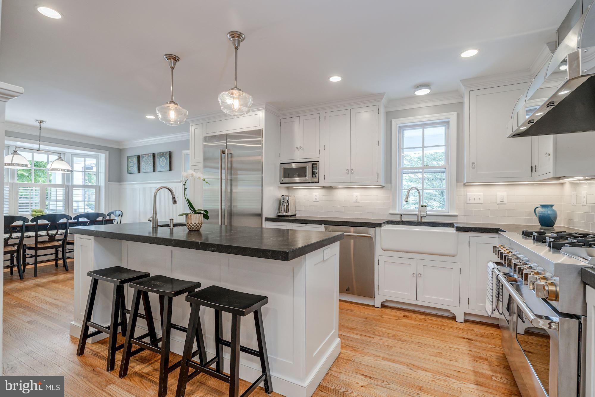 4912 Baltan Road Bethesda, MD 20816 - Photo 8 of 36 Kitchen island with comfortable seating