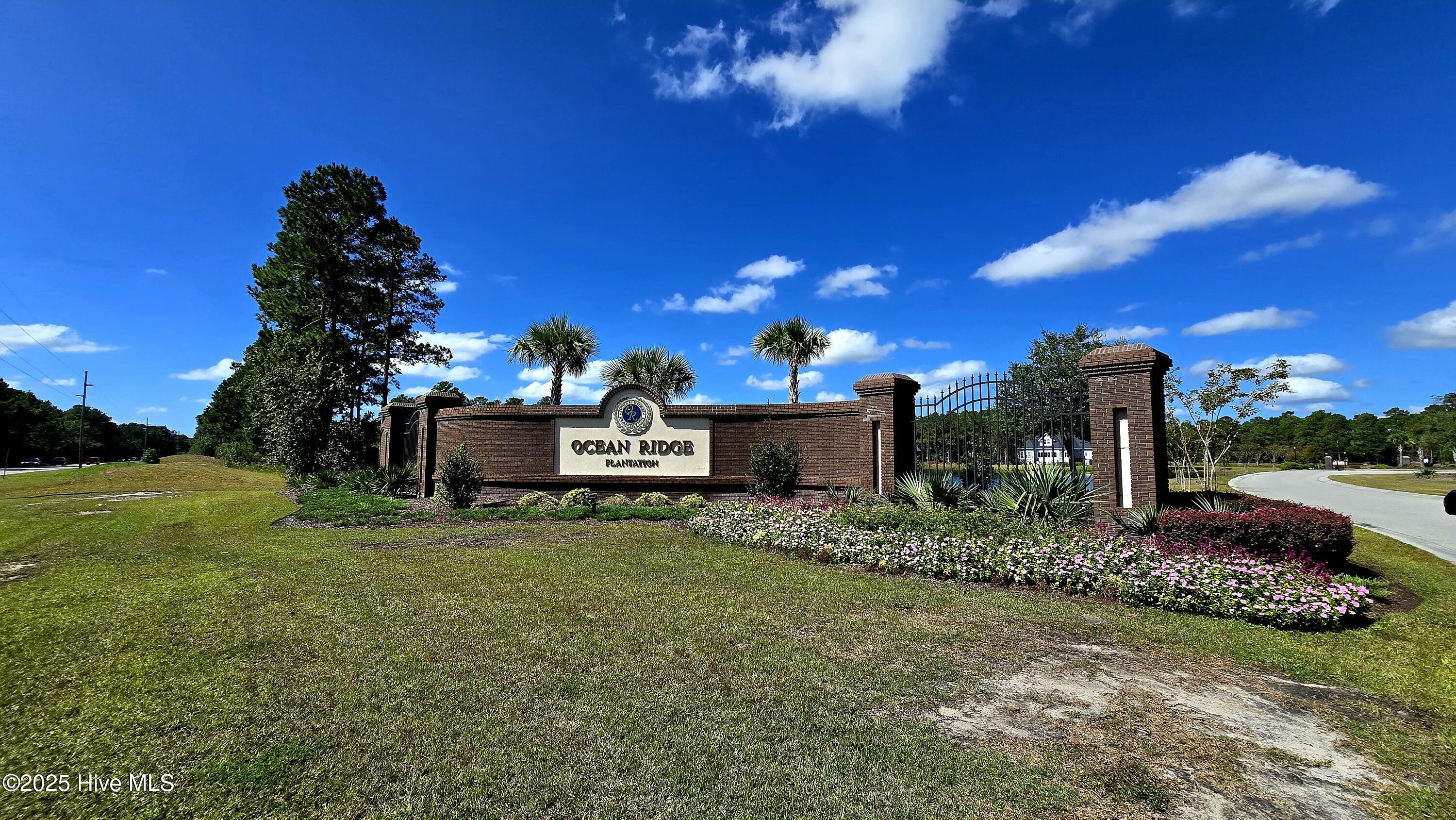 503 Cromwell Notch Southwest Ocean Isle Beach, NC 28469 - Photo 15 of 16 Ocean Ridge Plantation entrance sign.