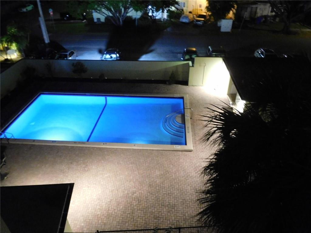 1425 Arthur Street, Unit 414B Hollywood, FL 33020 - Photo 1 of 50 Pool view at night from unit