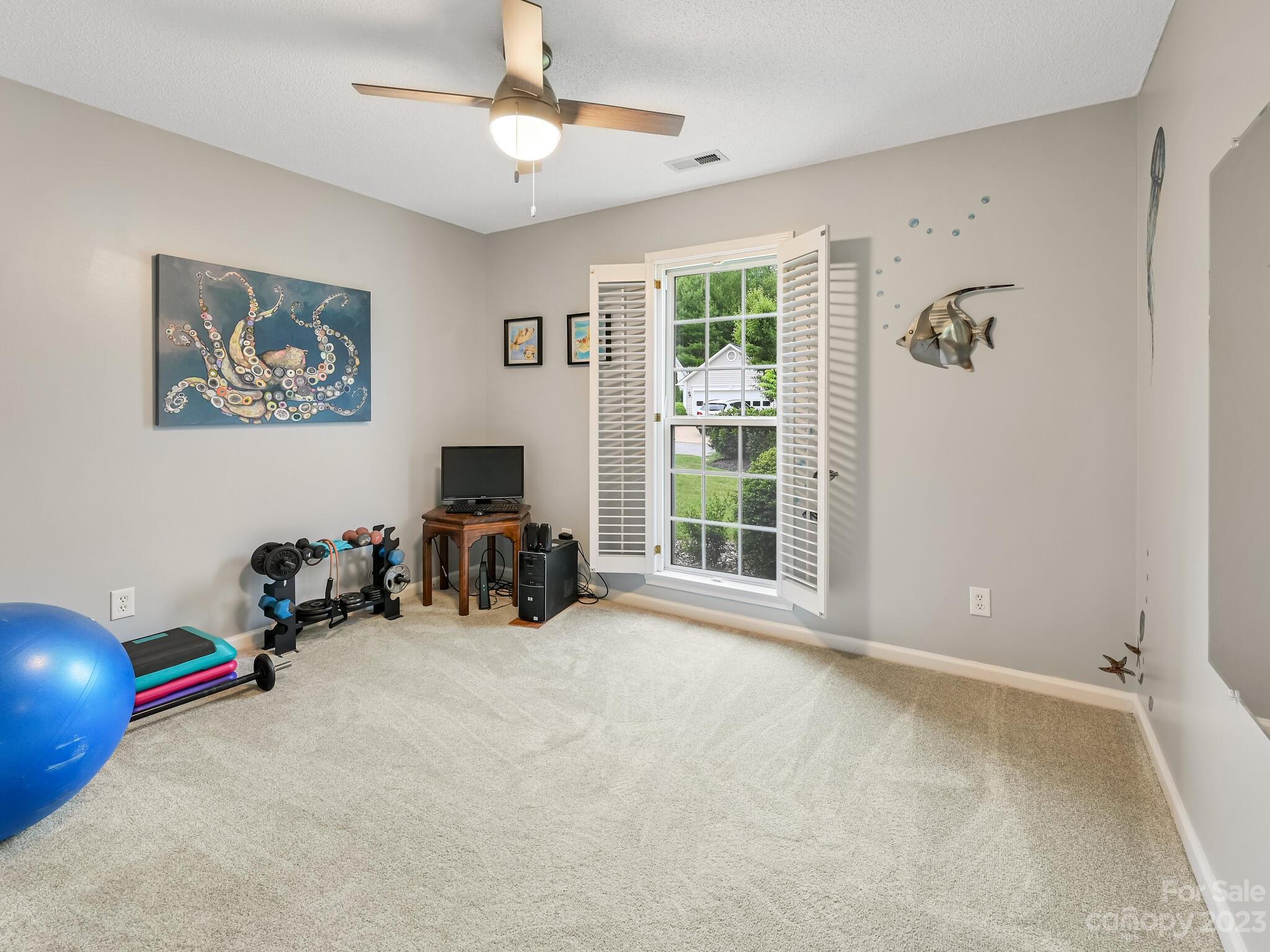 29 Stonehollow Road Fletcher, NC 28732 - Photo 20 of 21 a livingroom with window a flat screen tv and a couch