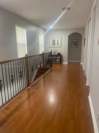 a view of livingroom with furniture and wooden floor