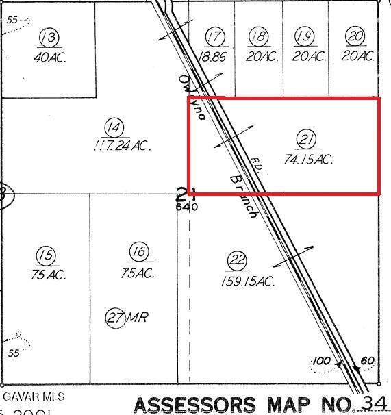 0 Brown Road Ridgecrest, CA 93555 - Photo 7 of 7 Plot Map 2