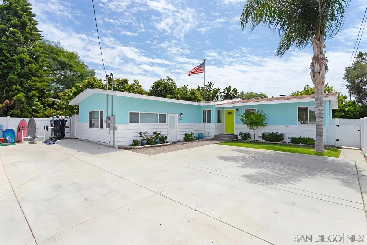 2435 Tuttle Street Carlsbad, CA 92008 - Photo 2 of 38 a view of house with outdoor space and tree