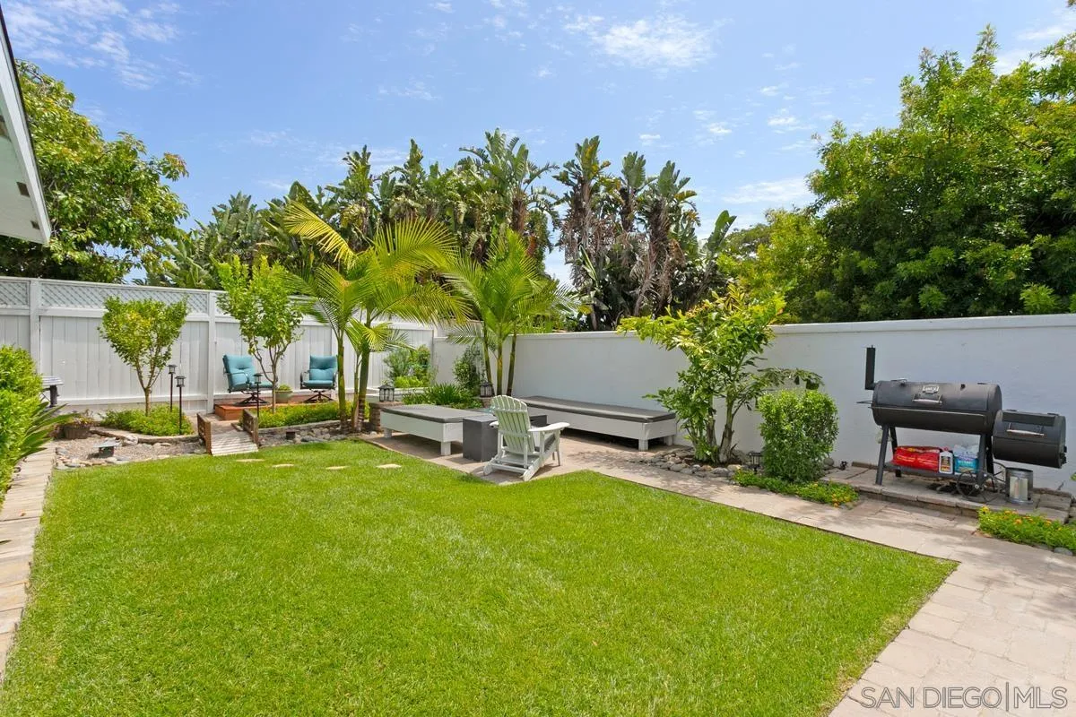 2435 Tuttle Street Carlsbad, CA 92008 - Photo 29 of 38 a view of a backyard with sitting area