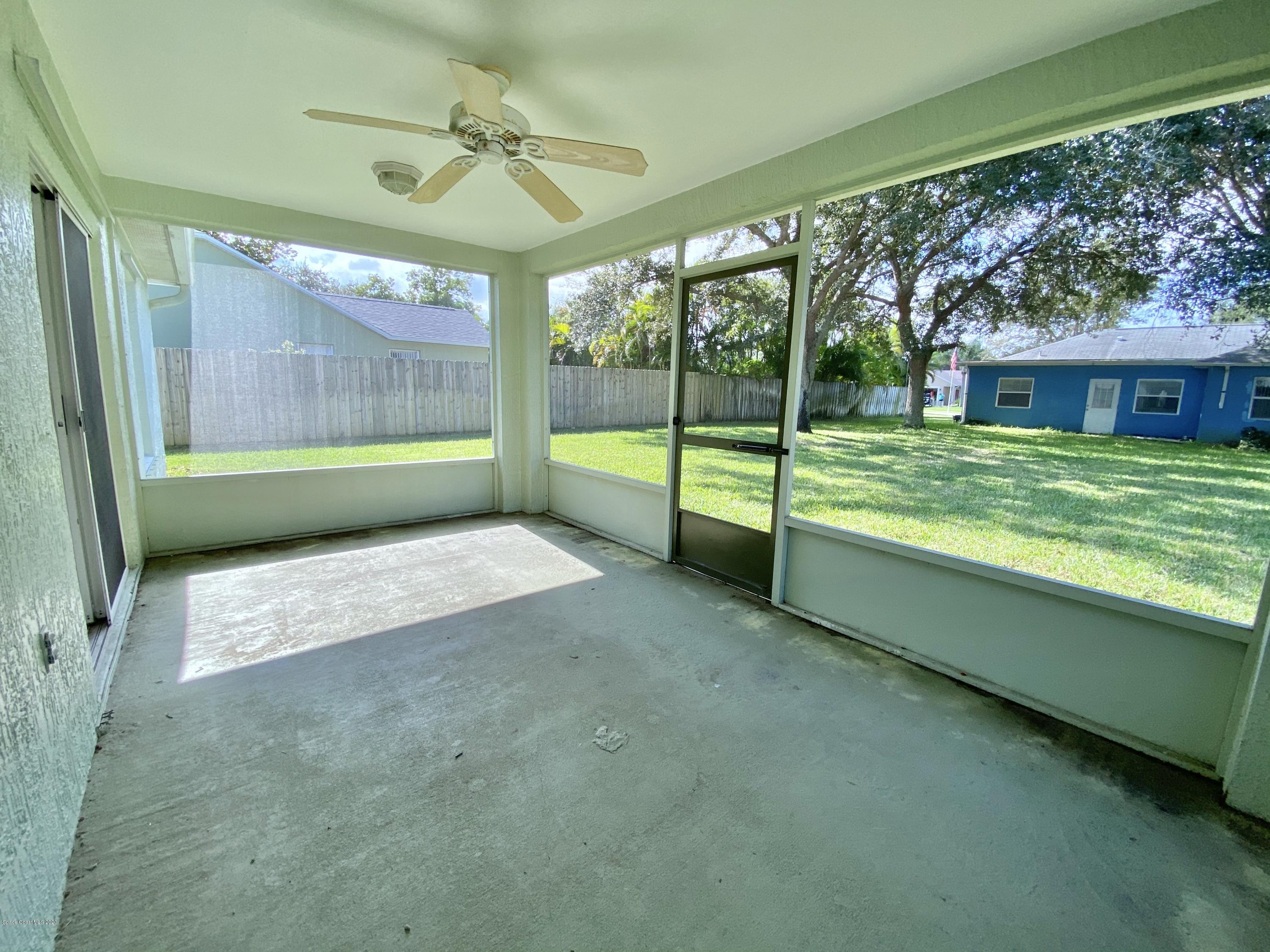 1183 Winding Meadows Road Rockledge, FL 32955 - Photo 14 of 20 Trussed Screened Porch