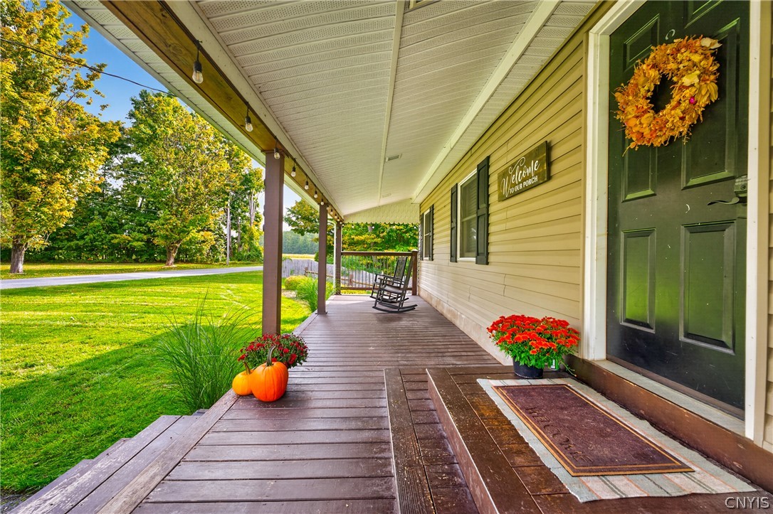 Front covered porch