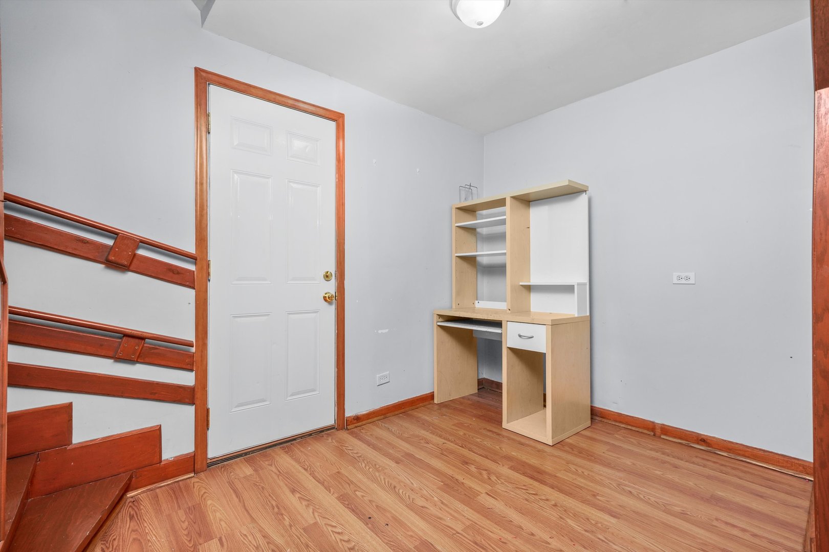 1450 North Springfield Avenue Chicago, IL 60651 - Photo 20 of 46 a view of a kitchen with wooden floor and a sink