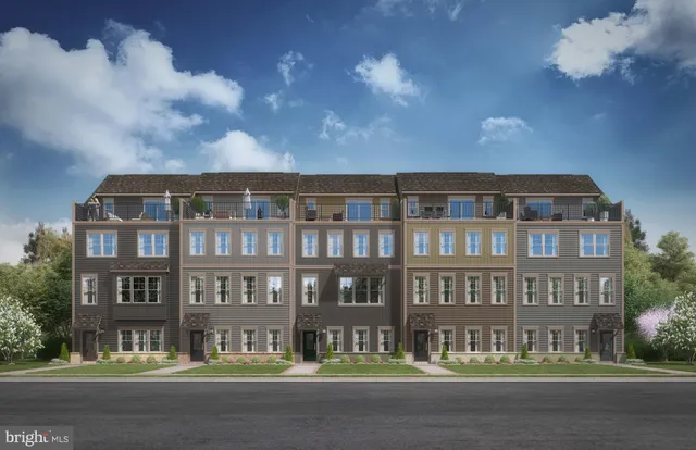 a front view of a building