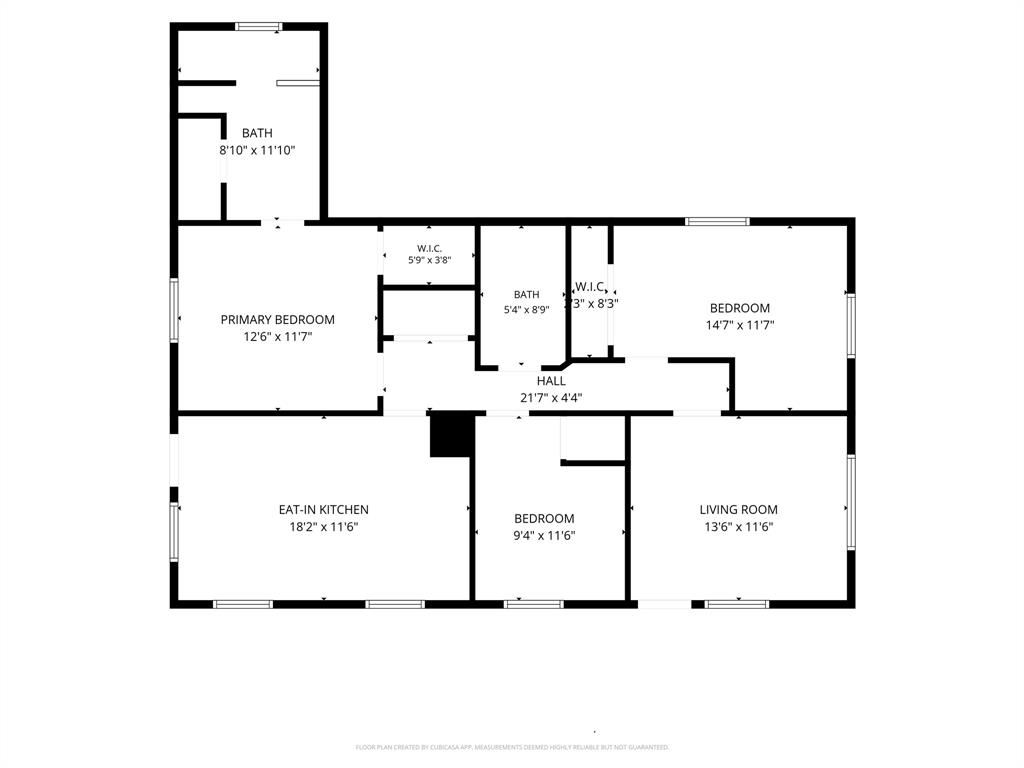 810 Edna Street Athens, TX 75751 - Photo 28 of 28 Floor plan