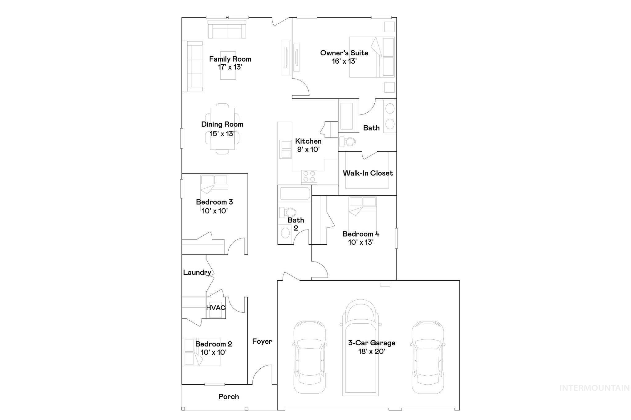 15182 Cumulus Way Caldwell, ID 83607 - Photo 26 of 26 View of floor plan / room layout