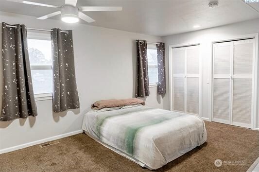 304 East 2nd Street Prescott, WA 99348 - Photo 15 of 24 a bedroom with a bed and a window