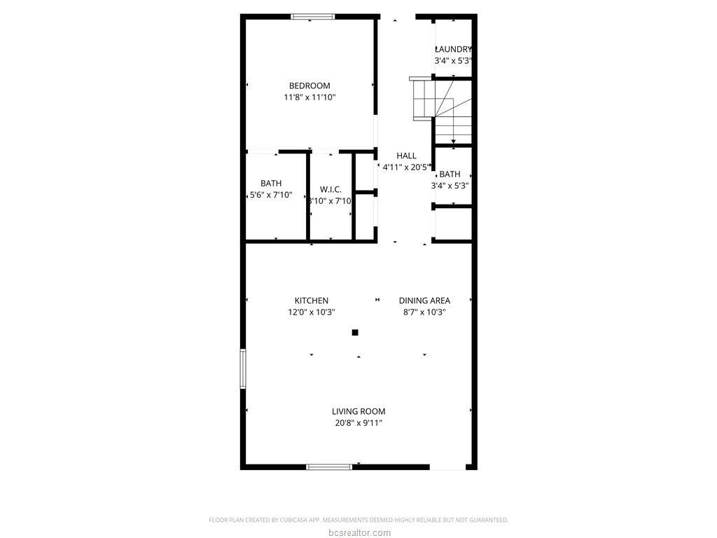 300 Ash Street, Unit B College Station, TX 77840 - Photo 21 of 23 a picture of a bench in front of a wall