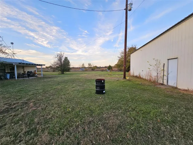 a view of a storage room