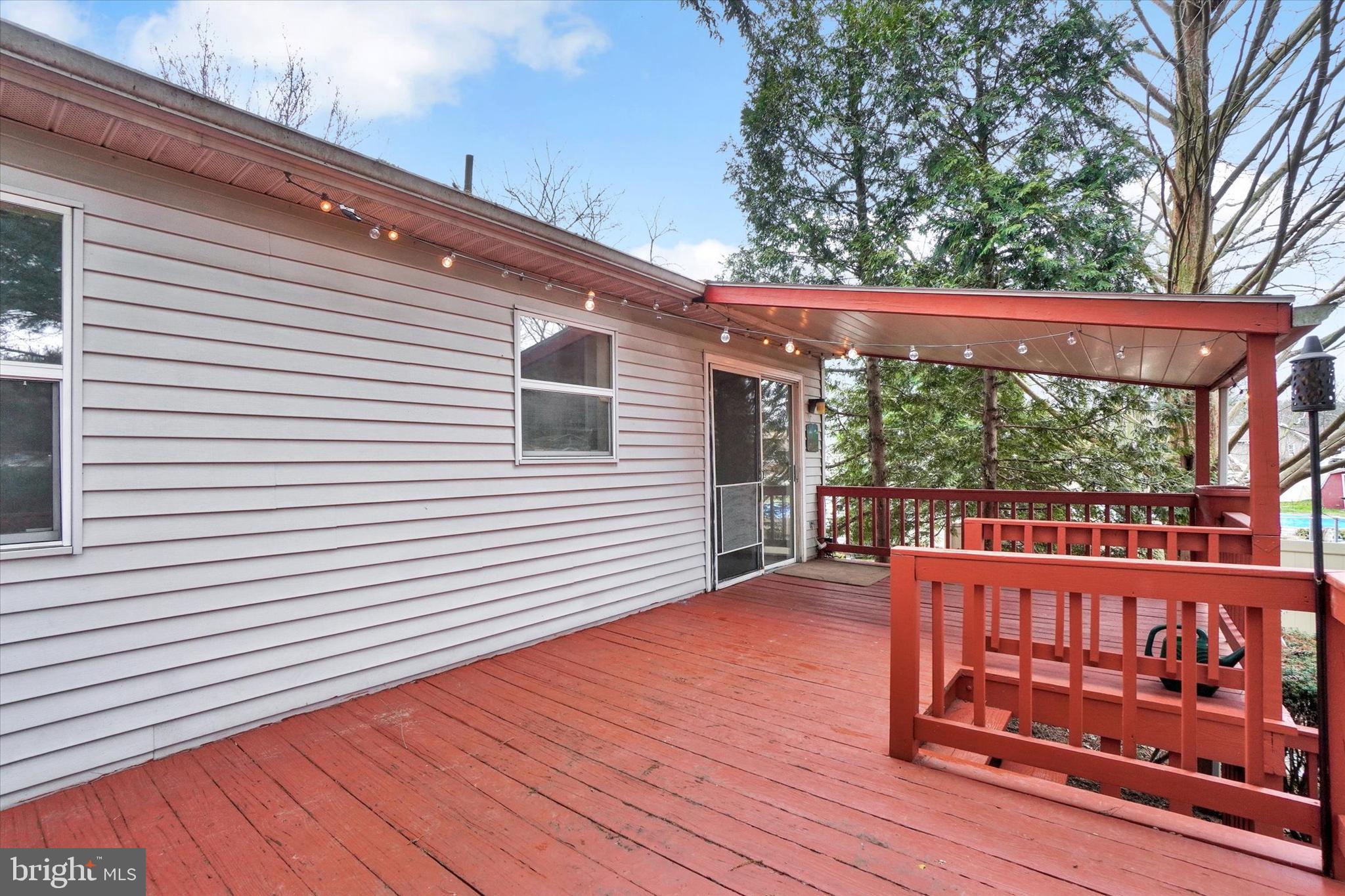 3530 Middleboro Road Dover, PA 17315 - Photo 24 of 32 a view of a roof deck with wooden floor and fence