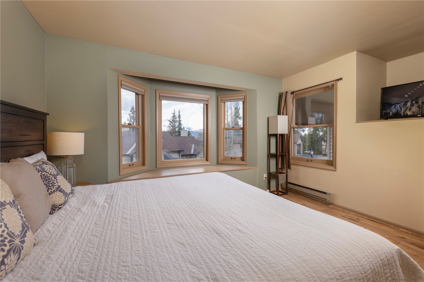 1120 Baldy Road, Unit 1120 Breckenridge, CO 80424 - Photo 20 of 38 Another view of the primary suite with bay window to capture big mountain views and lots of natural light.