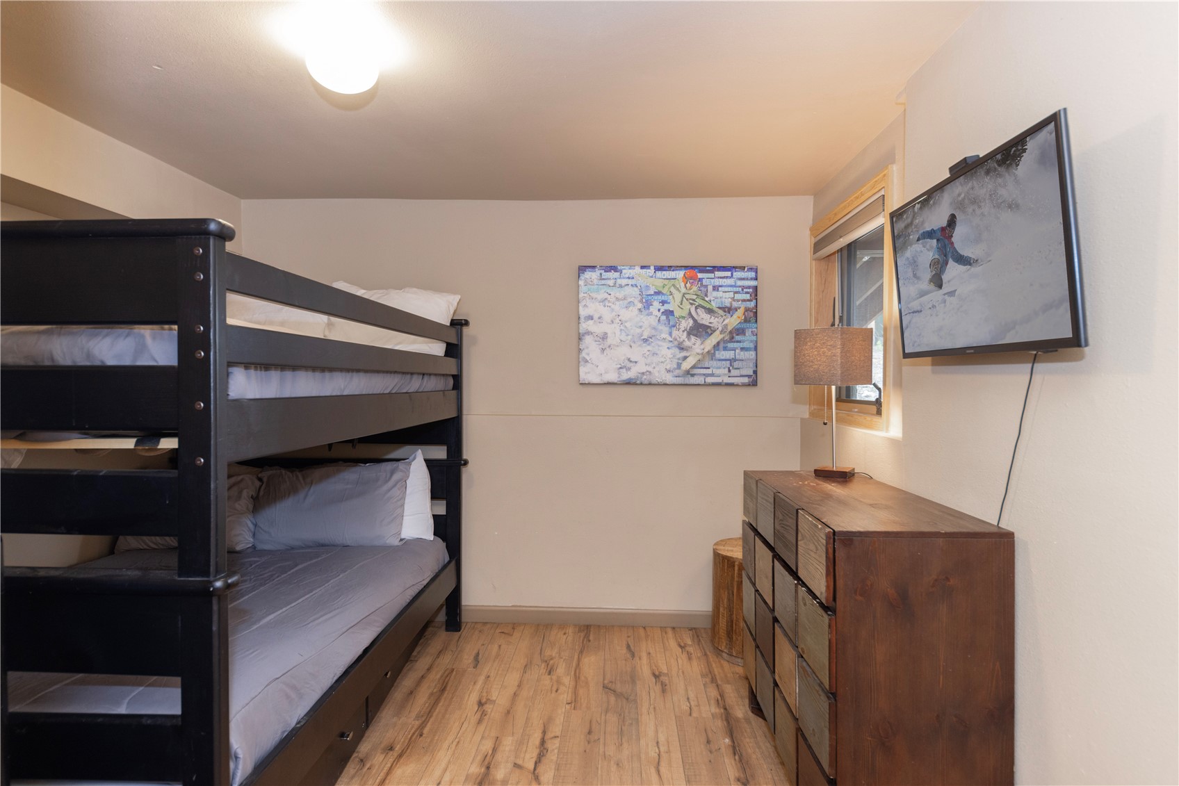 1120 Baldy Road, Unit 1120 Breckenridge, CO 80424 - Photo 26 of 38 The bunk room offers an additional sleeping area.