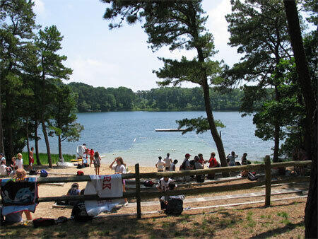 3 Circuit Road North West Yarmouth, MA 02673 - Photo 26 of 28 a view of a lake with boats and trees