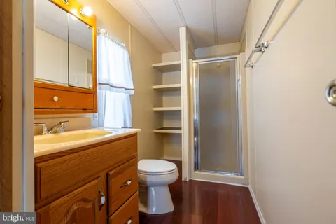 a view of wooden door