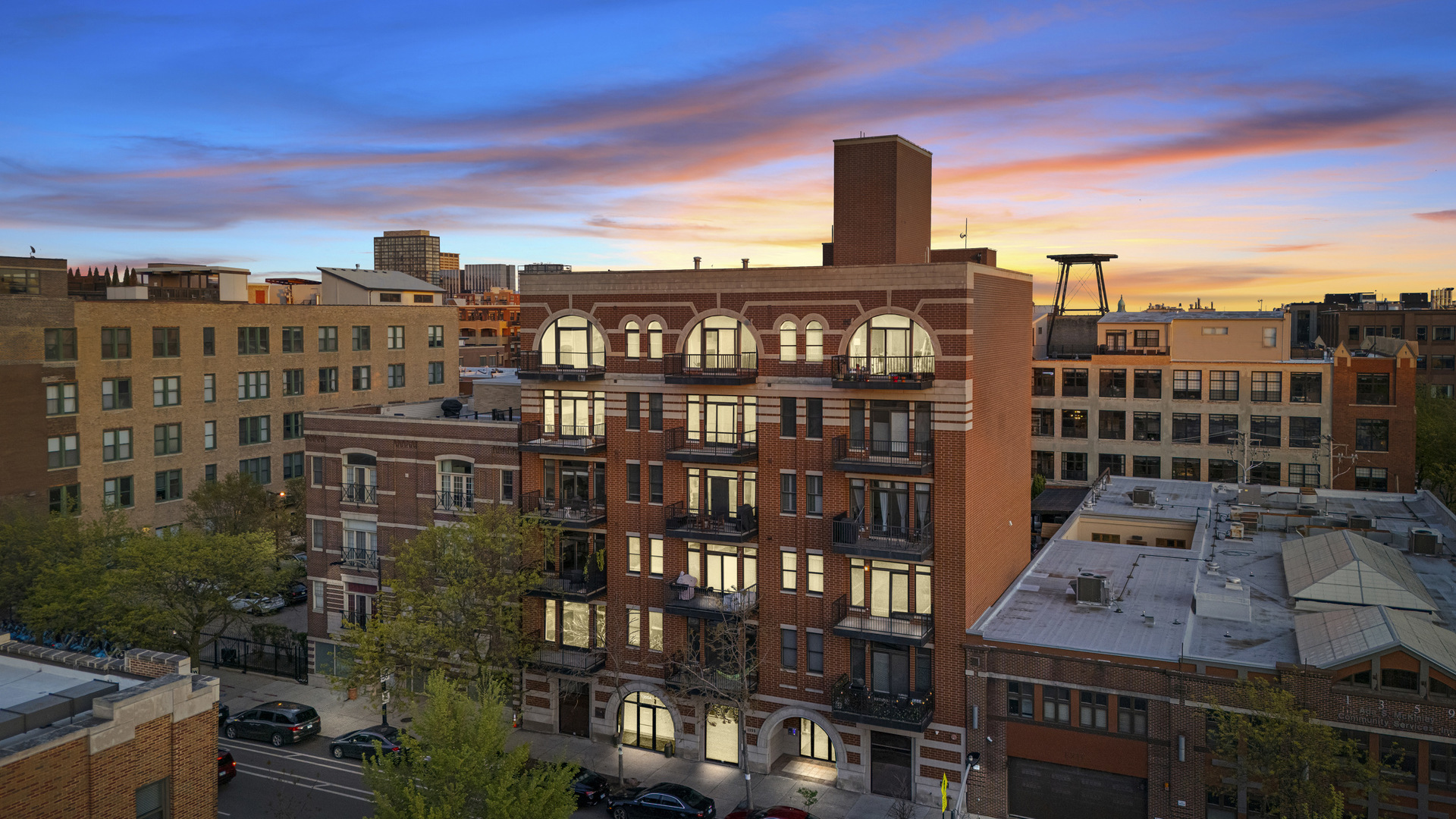 a view of a building