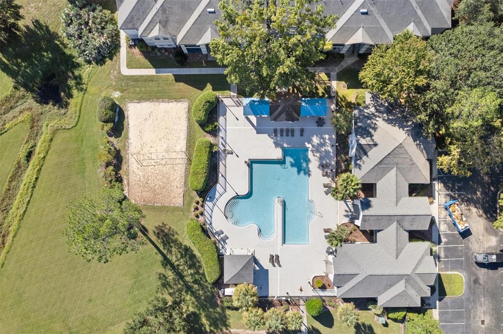 3705 Southwest 27th Street, Unit 913 Gainesville, FL 32608 - Photo 45 of 50 an aerial view of a house with a yard