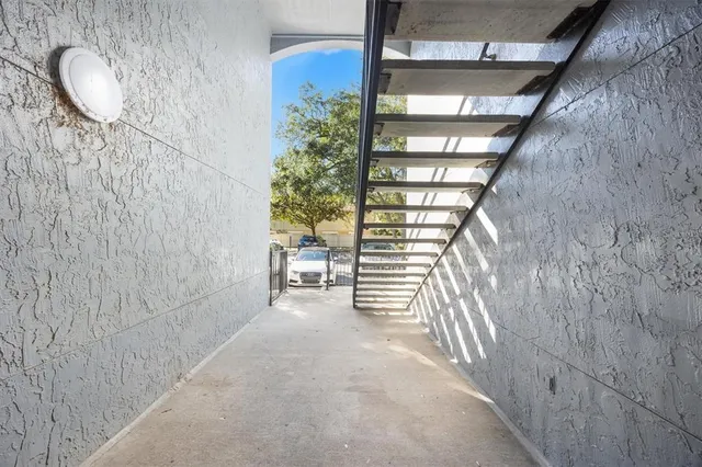 a view of entryway with stairs