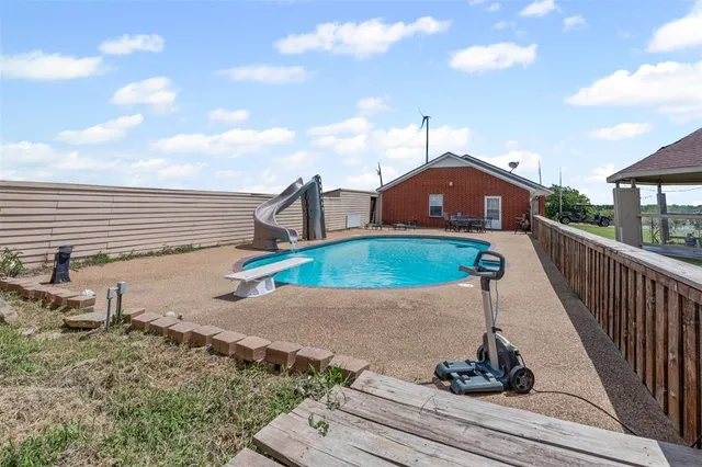 a house view with a garden space
