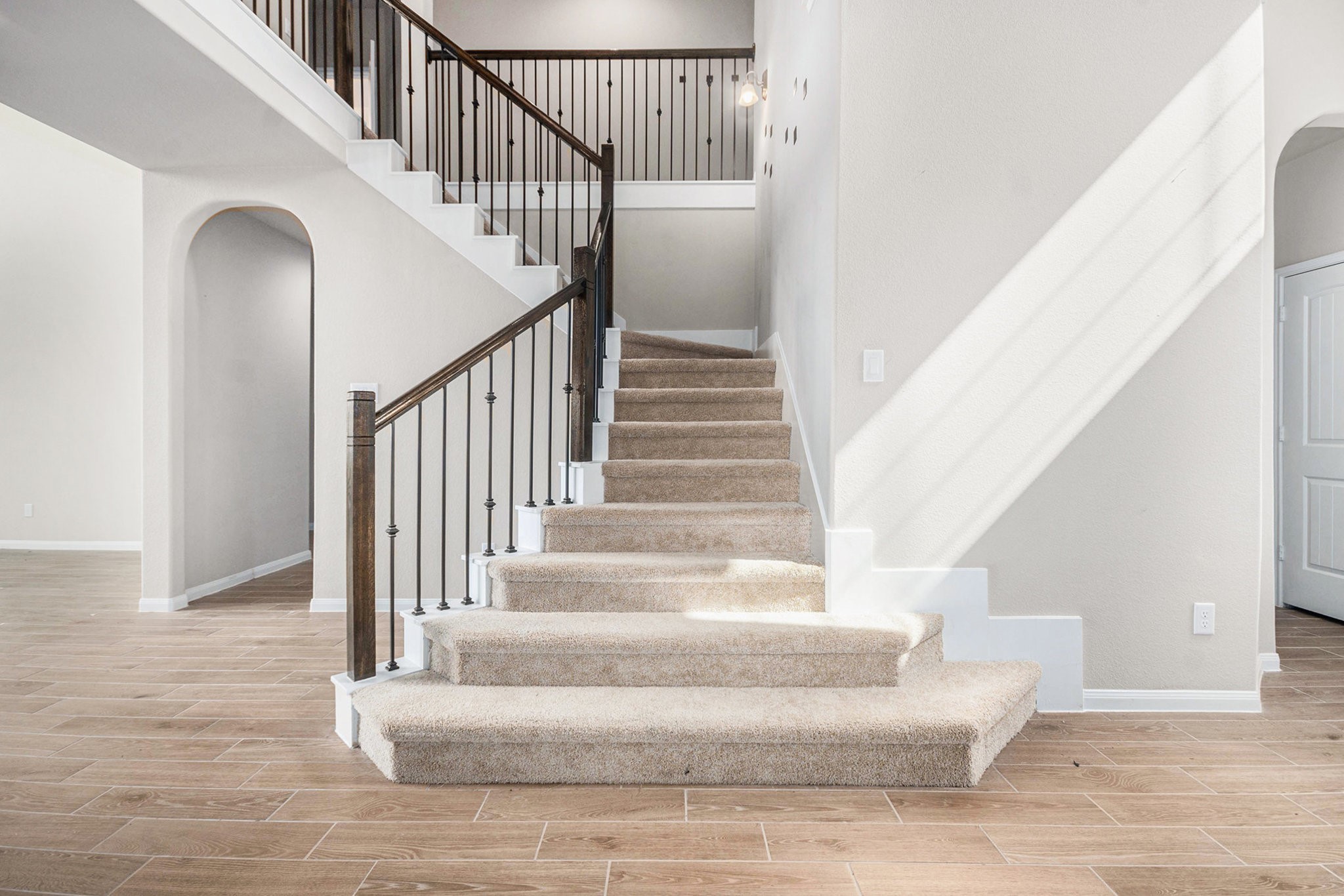 25 Carmel Drive Manvel, TX 77578 - Photo 24 of 50 a view of staircase with white walls and white walls