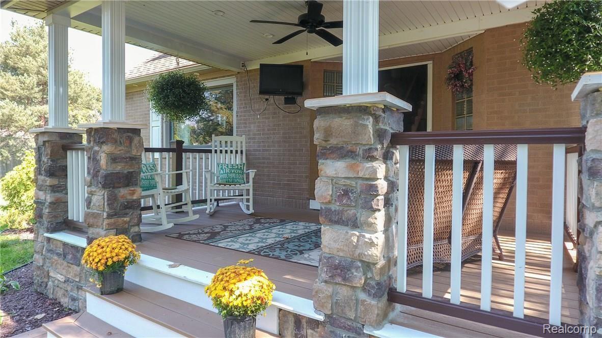 6108 Pine Knob Road Clarkston, MI 48348 - Photo 14 of 48 Where you can Relax and Unwind on your Inviting Front Porch
