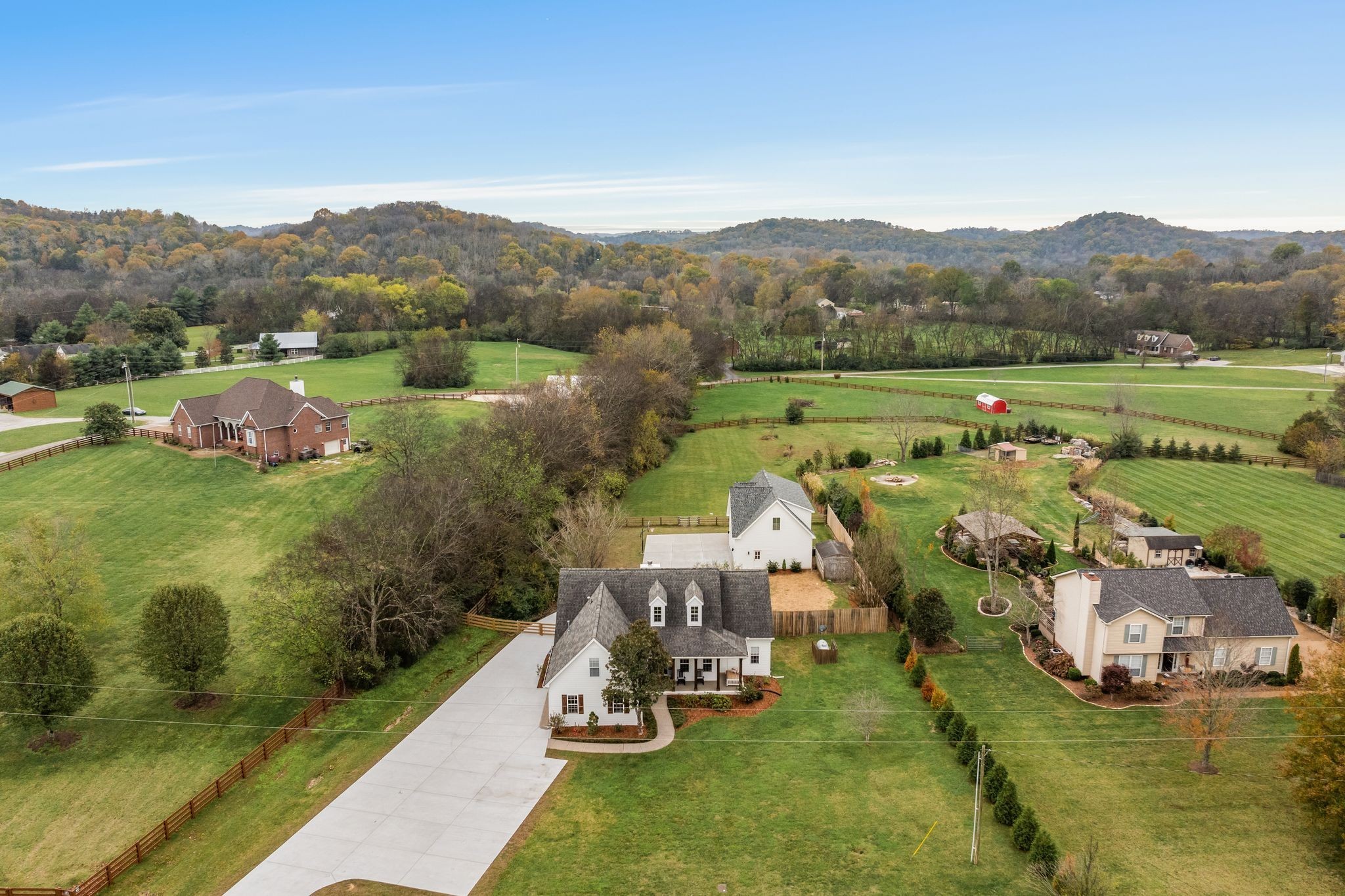 3133 Southall Road Franklin, TN 37064 - Photo 1 of 1 an aerial view of a town with couple of houses