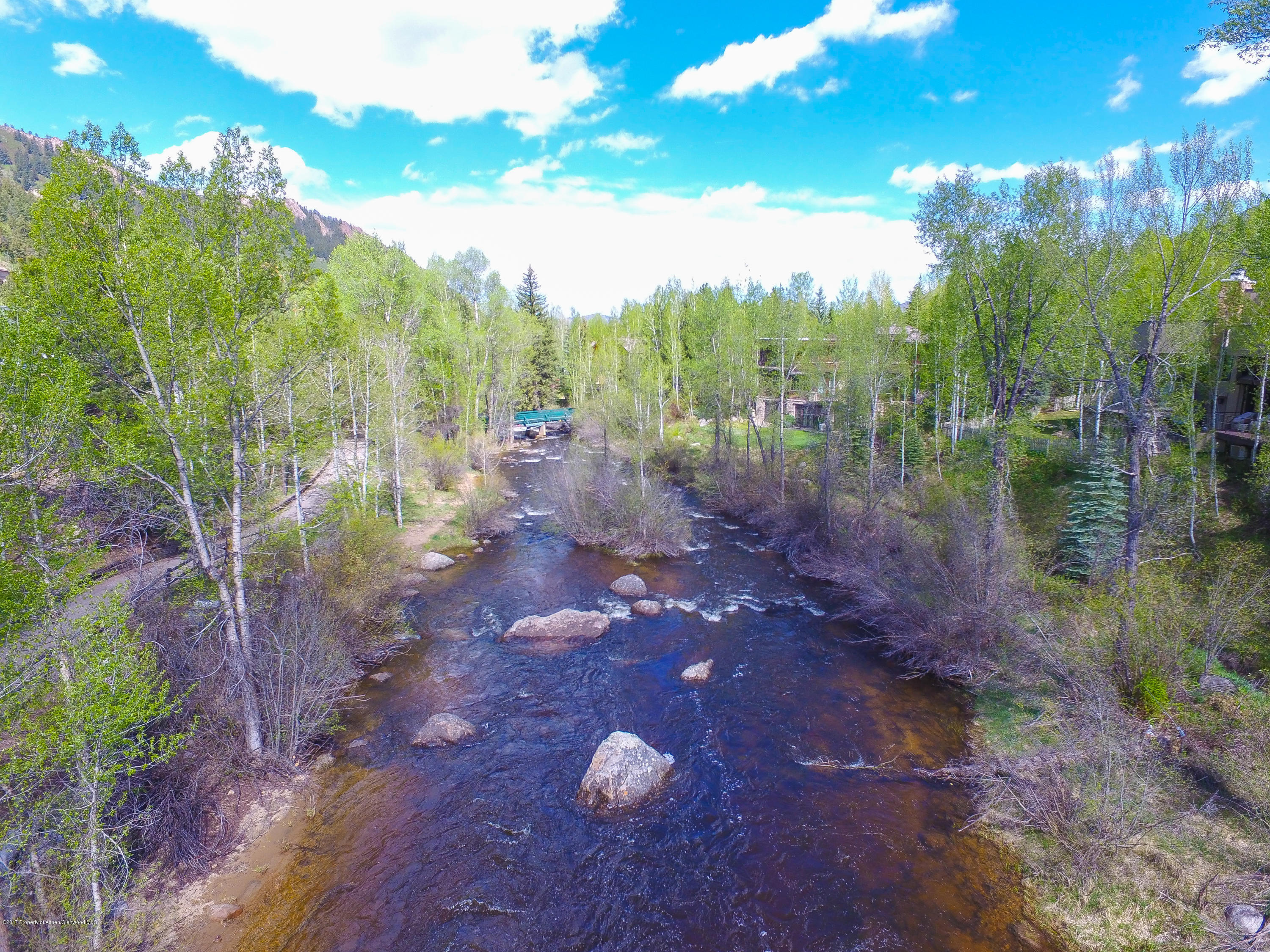 1423 Crystal Lake Road Aspen, CO 81611 - Photo 18 of 36 Aerial view of the river