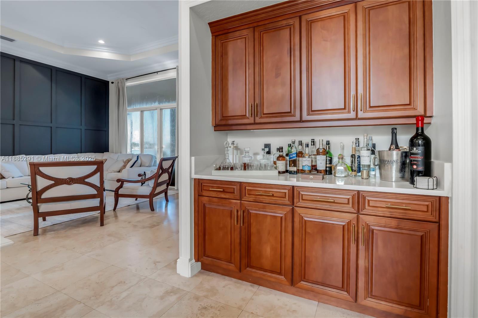 4166 Southwest 190th Avenue Miramar, FL 33029 - Photo 21 of 70 a kitchen with stainless steel appliances granite countertop a sink and cabinets