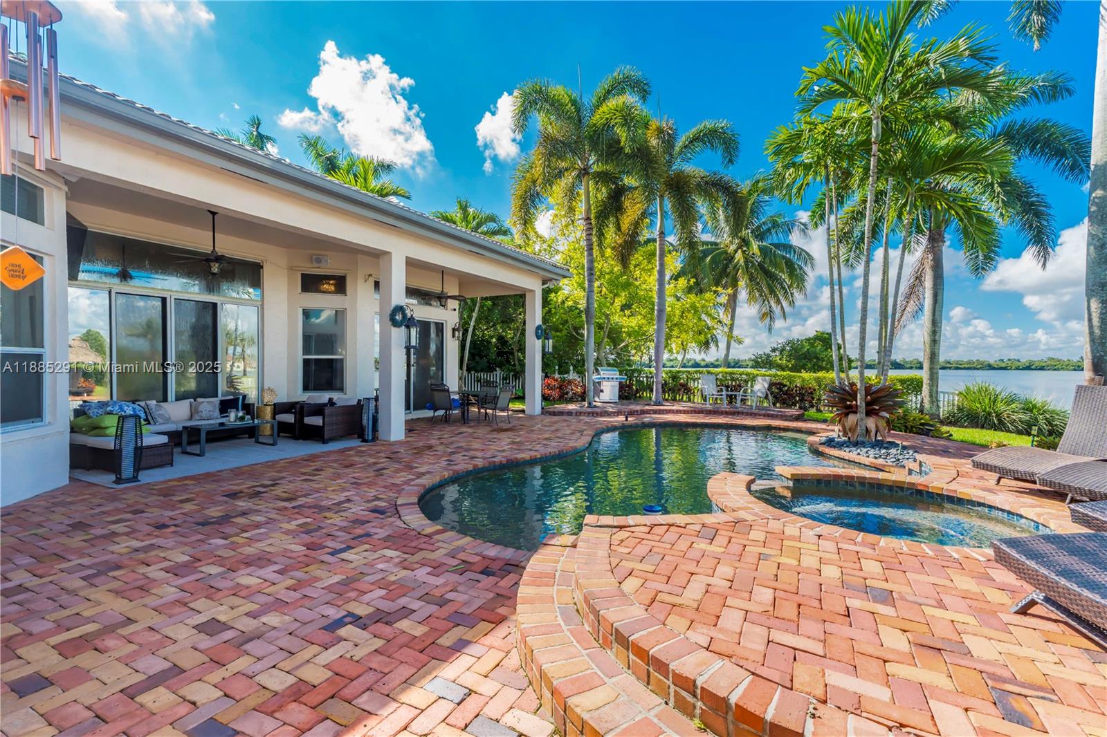 4166 Southwest 190th Avenue Miramar, FL 33029 - Photo 41 of 70 a view of a backyard with a patio