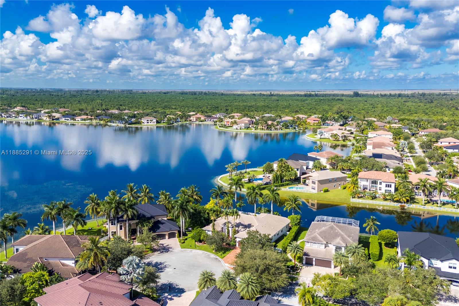 4166 Southwest 190th Avenue Miramar, FL 33029 - Photo 54 of 70 a view of a lake with houses