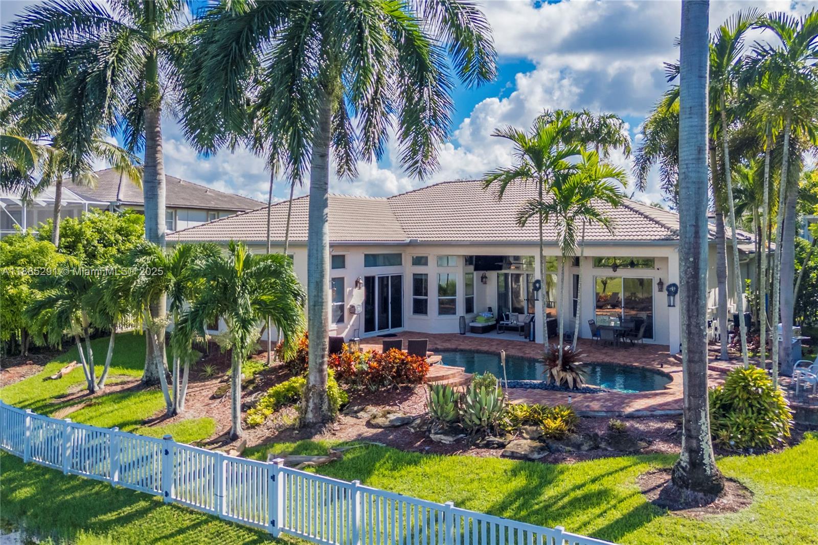 4166 Southwest 190th Avenue Miramar, FL 33029 - Photo 67 of 70 front view of a house with a patio