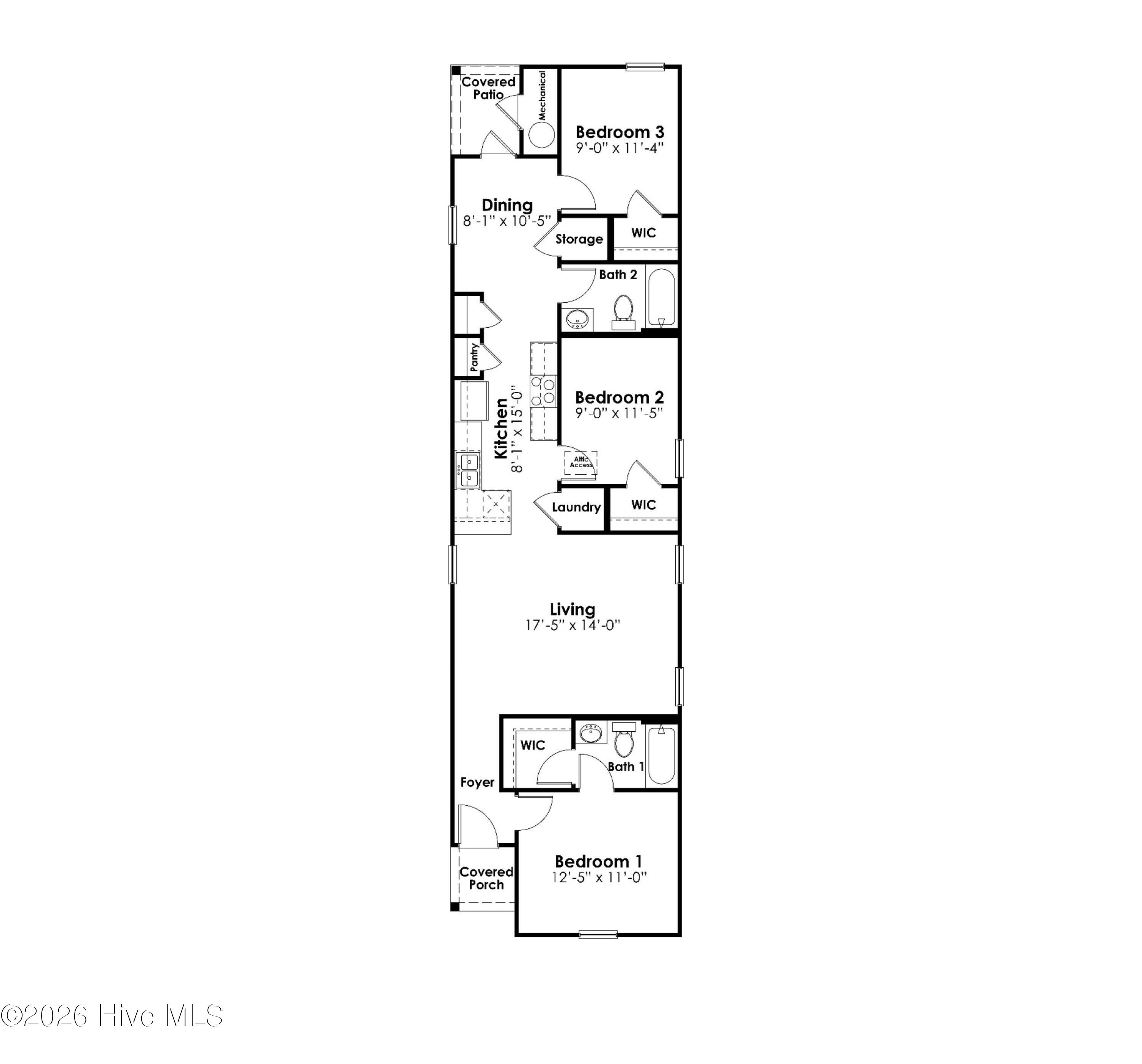 503 Fox Grv Road Southwest Supply, NC 28462 - Photo 2 of 2 Fairhaven floorplan