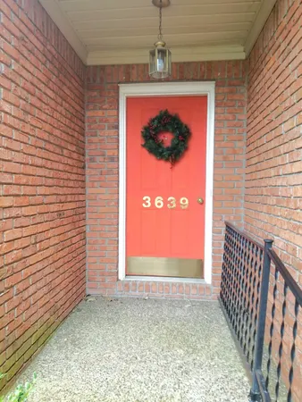 a view of a door and an entrance door