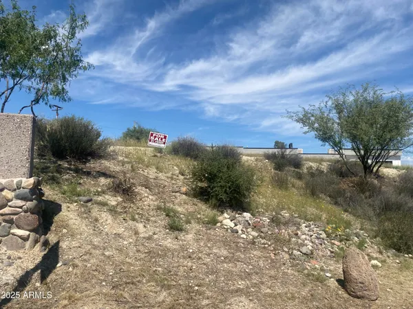 a view of a lake with mountains in the background